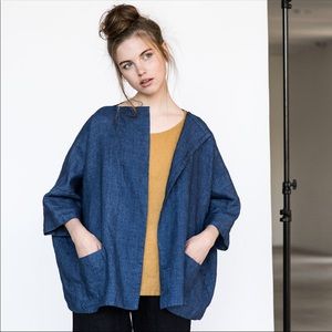 Not Perfect Linen cardigan